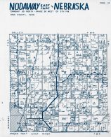 Nodaway Township - East - Nebraska, Clarinda, Hawleyville, Page County 1946